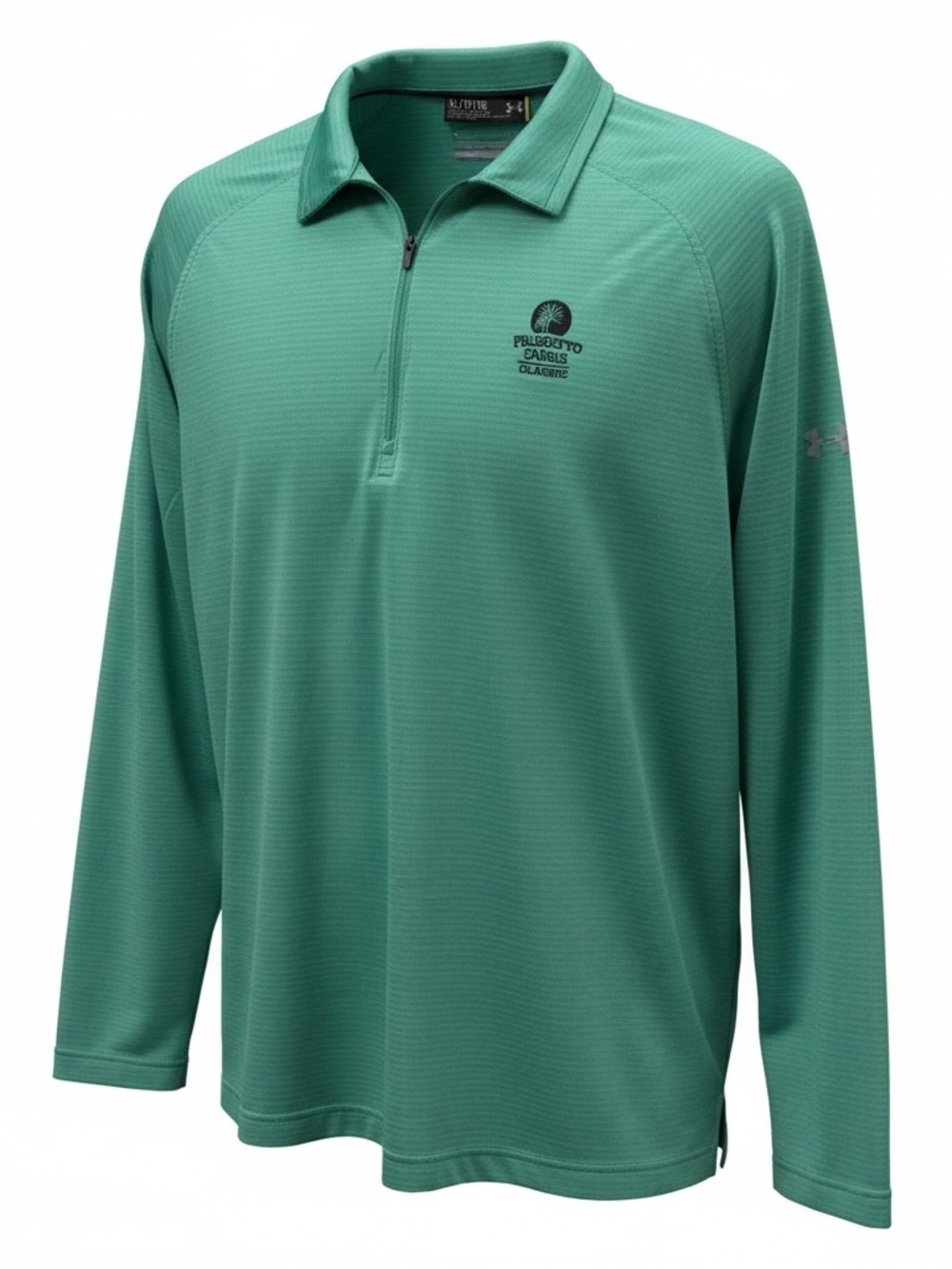 Under Armour Teal Green Half-Zip Performance Pullover Palmetto Dunes-Hilton Head
